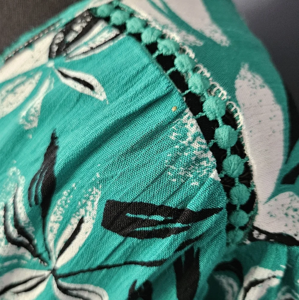 NWT Adreinne Vittadini Gauze Shirt Dress Size XL - Picture 3 of 11